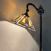 Thatyears Tiffany Floor Lamps Firecracker Style Stained Glass 16X16X63 Inches Antique Pole Standing Reading Lamps Decor Living Room Bedroom Home Office